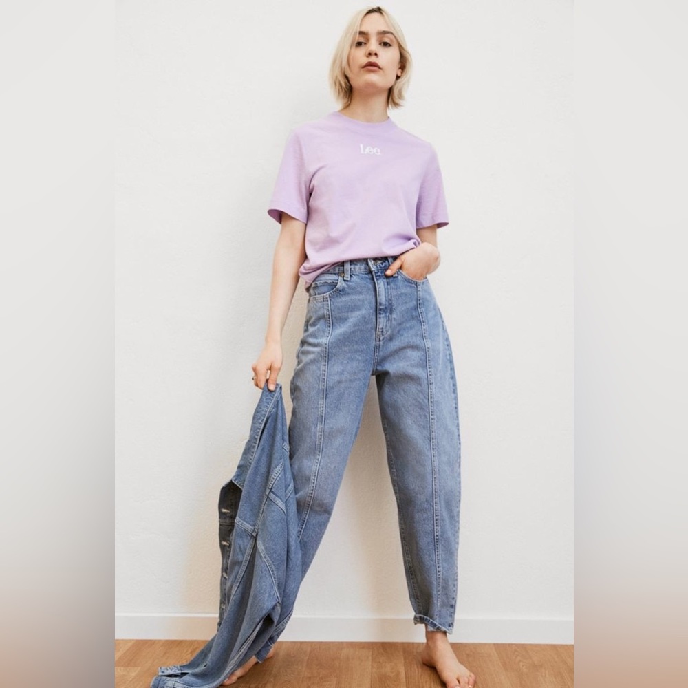 Lee x H&M Loose Fit Mom Jeans NWT